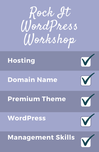 Make your own website workshop checklist